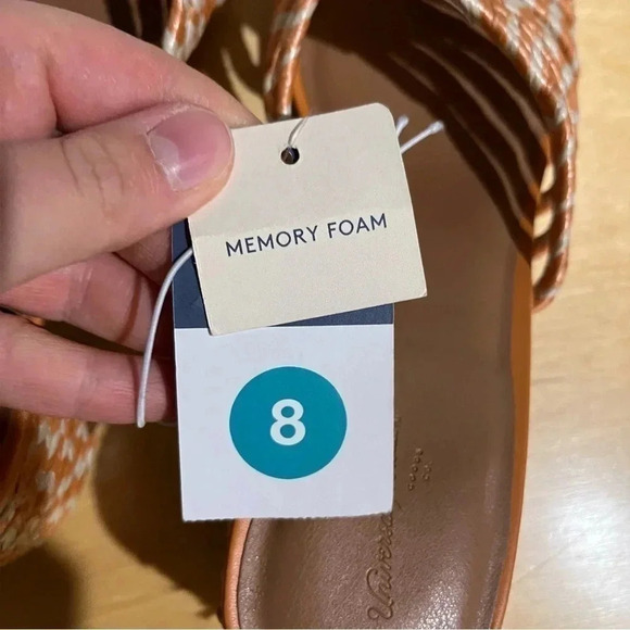 Universal Thread RACHEL Size 8 Mule Slide Heels Sandals Pink Orange NWT - Picture 10 of 13